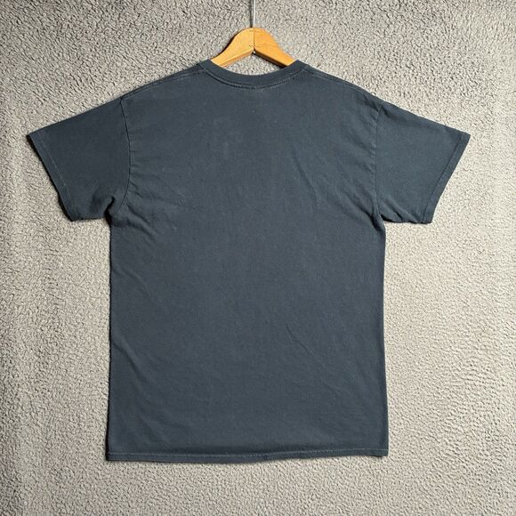 Vintage Y2K Malcolm X By Any Means Necessary Speech T-Shirt Medium Faded Black - Picture 13 of 13